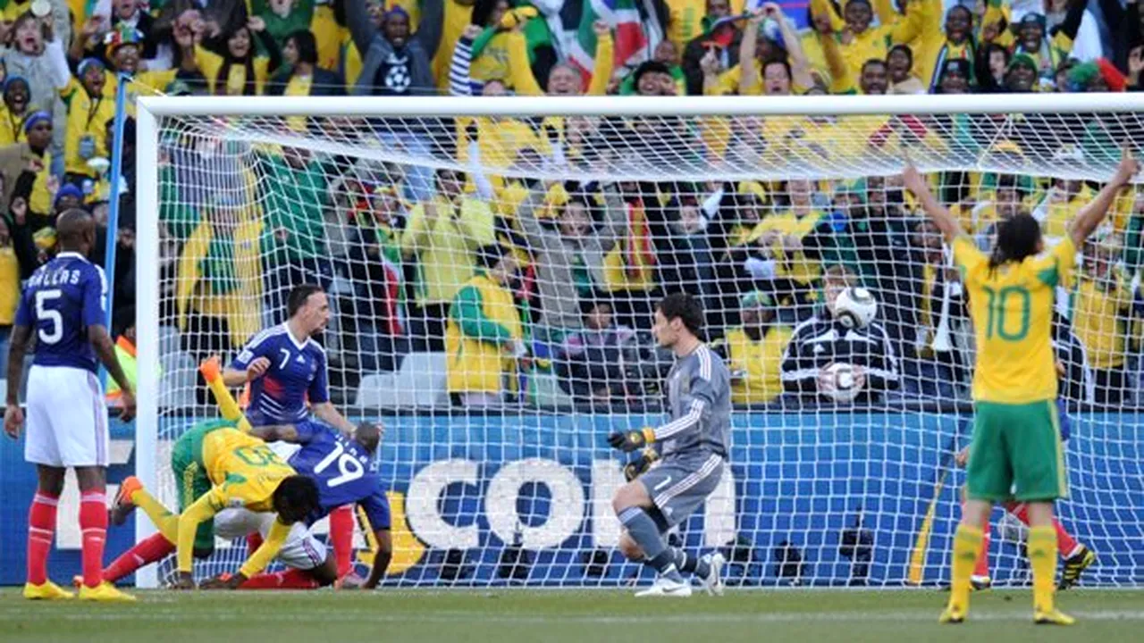 Franţa - Africa de Sud, scor 1-2, în ultima etapă a grupei A de la CM-2010