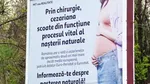 Diana Buzoianu reclamă panourile despre cezariană la ANPC și la primăriile din București