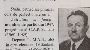 PREZENTUL FĂRĂ PERDEA Marius Oprea / Un fost deputat MAN şi membru al CC al PCR are, din acest an, o efigie într-o primărie liberală. Cum e justificat acest omagiu