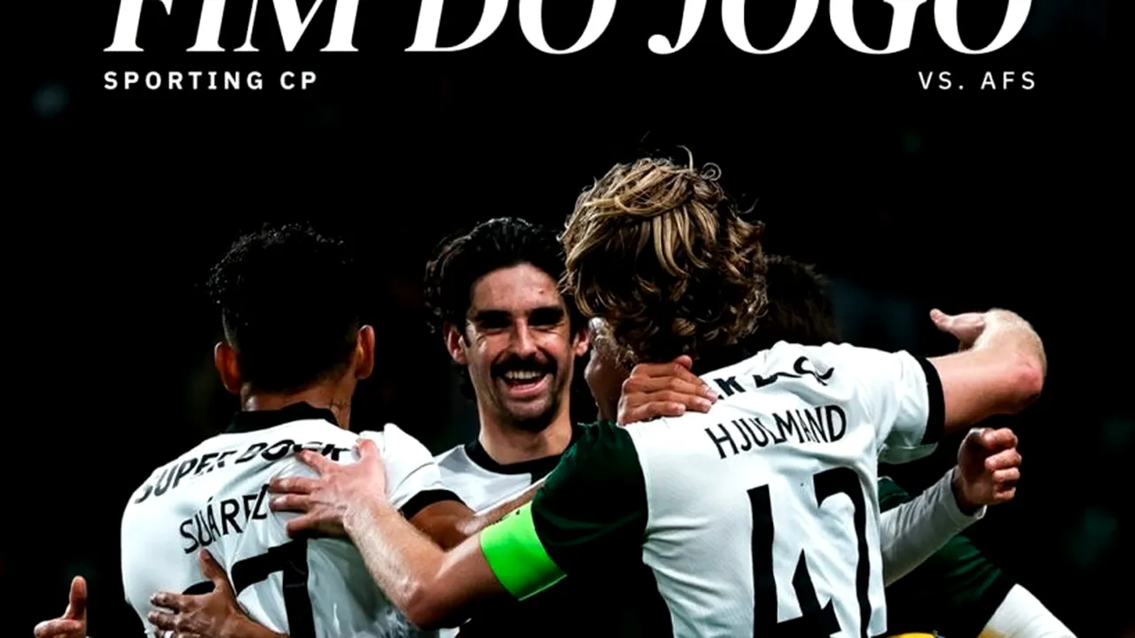 Sporting învinge AFS și avansează în semifinale în Cupa Portugaliei. Baroan, împrumutat de AFS de la Rapid, iese pe targă, la debut