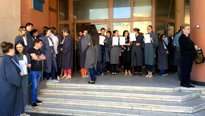 FOTO Grefierii din Prahova, Arad, Constanţa, Alba, Sibiu, Dolj şi Cluj protestează faţă de prevederile noii legi a salarizării: Suntem trataţi la nivel de muncitori necalificaţi