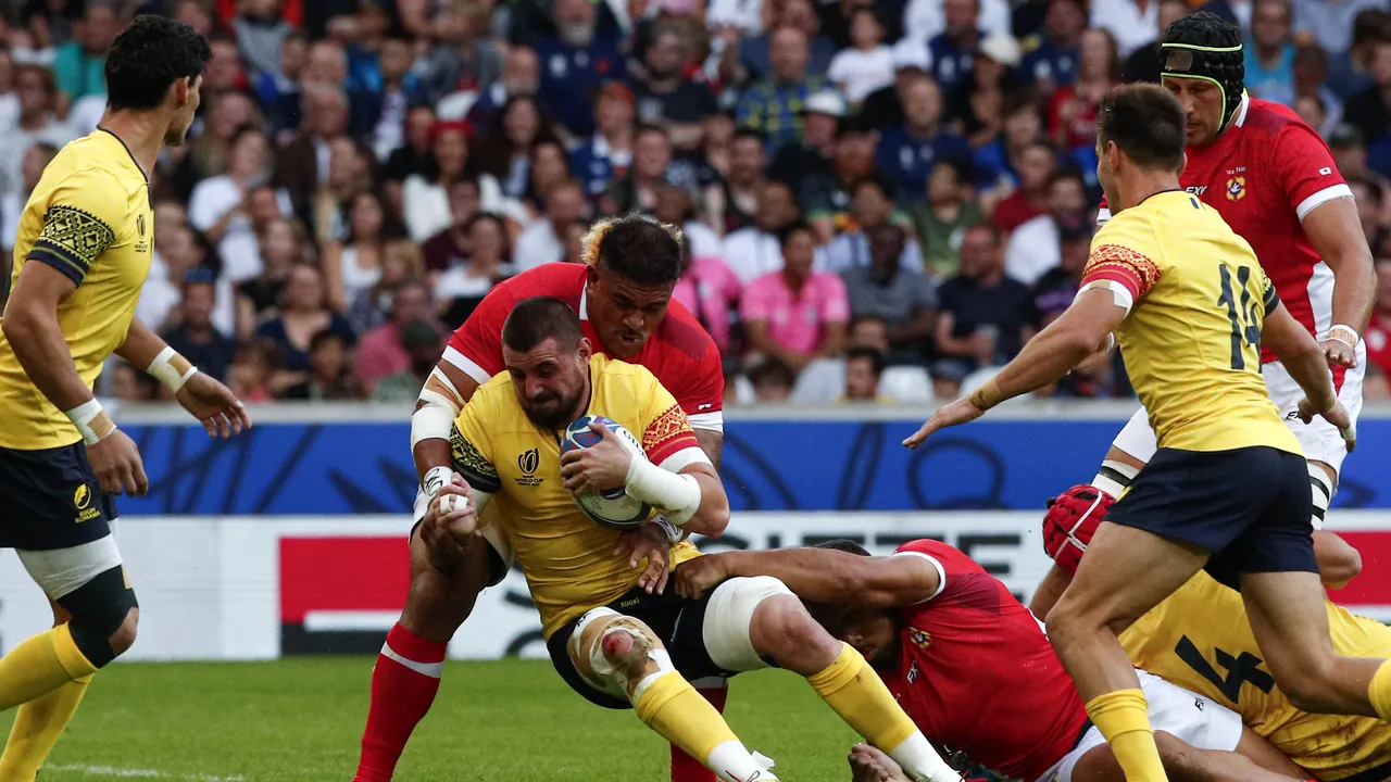 Campionatul Mondial de Rugby: Stejarii au fost învinşi de Tonga în meciul de retragere al lui Surugiu de la echipa naţională