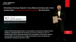Chambers Europe Awards: Țuca Zbârcea & Asociații a fost desemnată cea mai bună firmă de avocatură din România