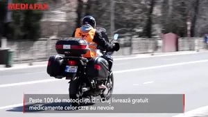 Campania “Voluntar Moto”: Peste 100 de motociclişti din Cluj livrează gratuit medicamente celor care au nevoie
