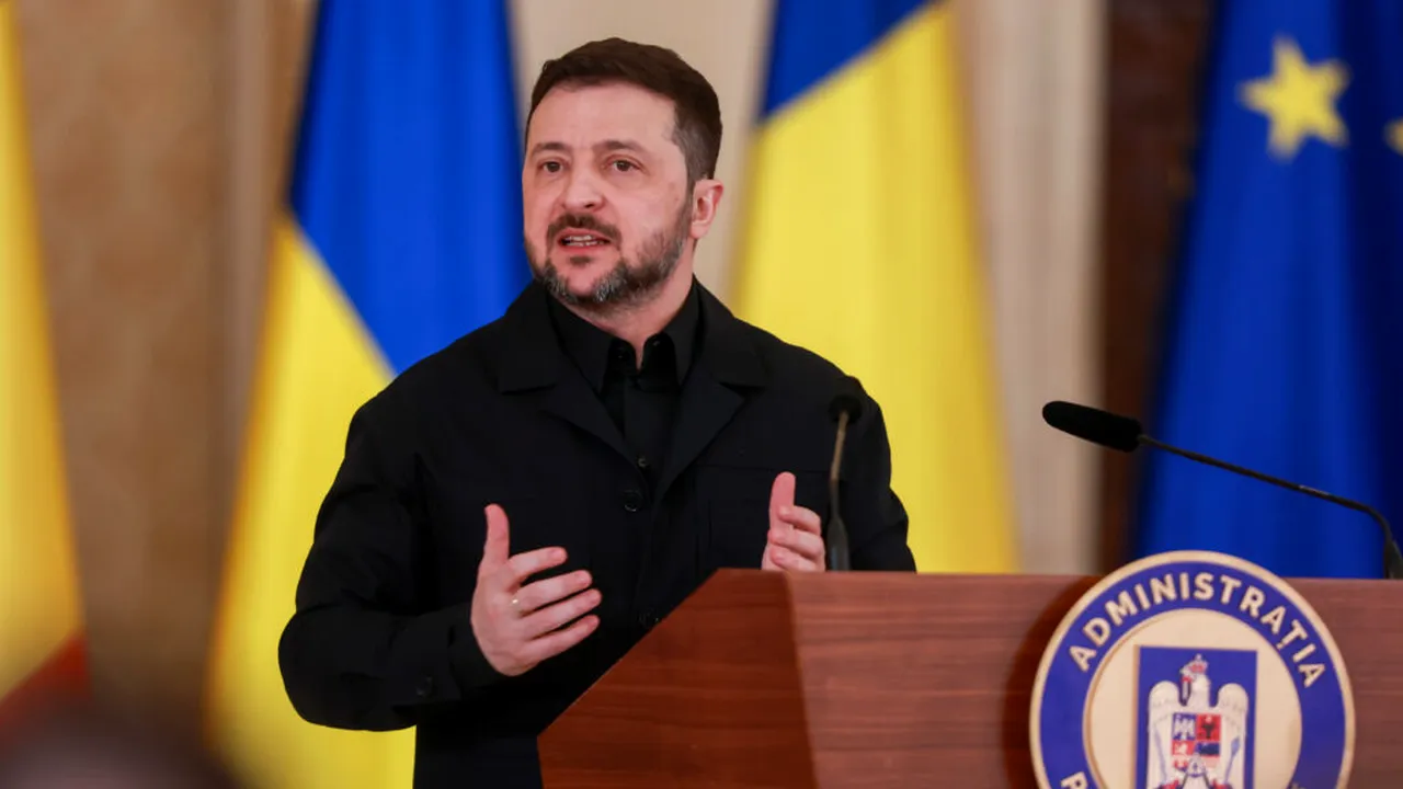 Volodimir Zelenski a ajuns la Paris pentru discuții cu Emmanuel Macron despre presiunea asupra Rusiei