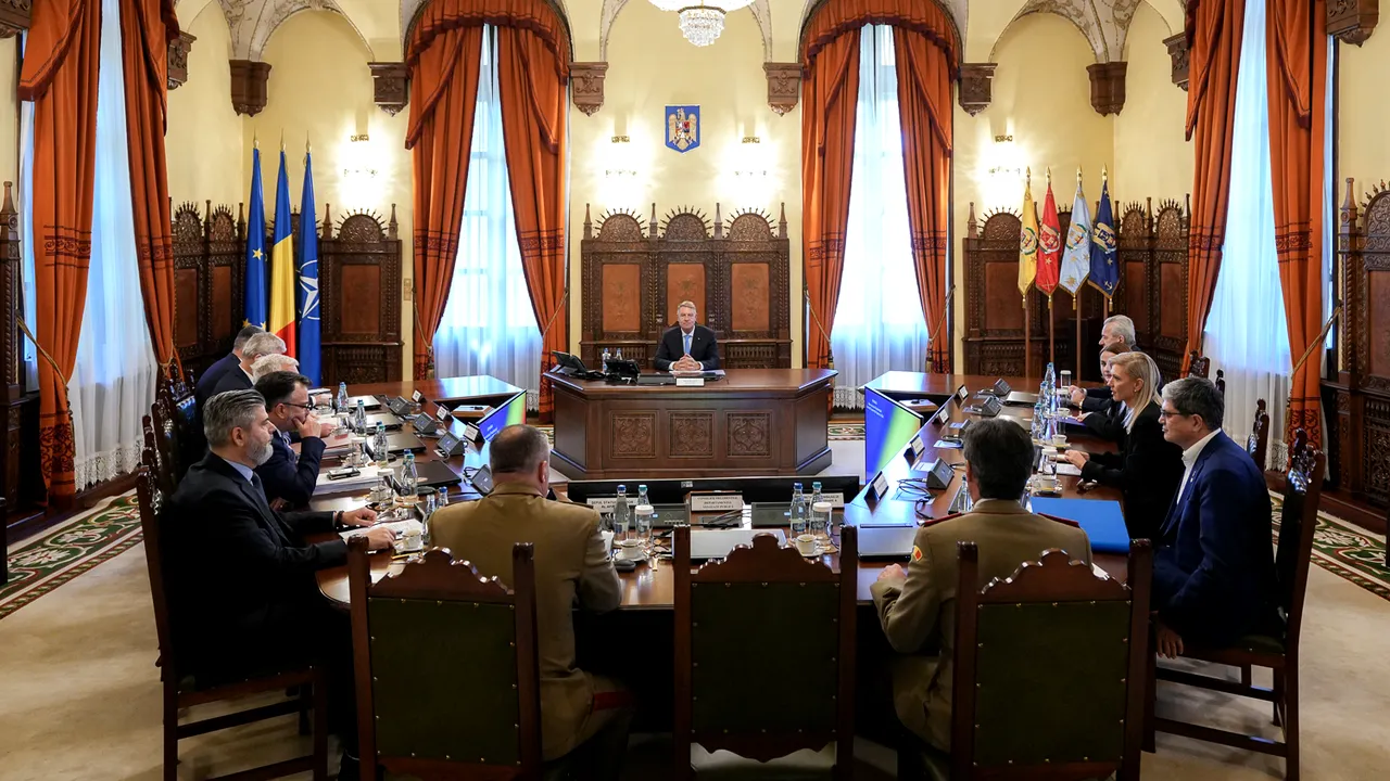 Şedinţă a CSAT, joi. Pe ordinea de zi se află planul de înzestrare a Armatei României şi perspective pentru Ucraina