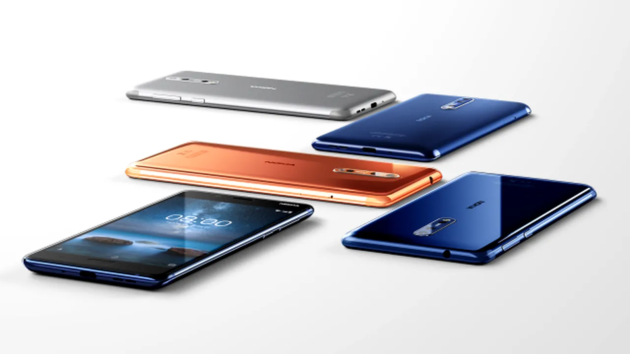 A fost lansat Nokia 8, vârful de gamă al brandului. Smartphone-ul vine cu lentile Zeiss, sistem dual-camera şi Android 7.1.1. Toate delatiile tehnice ale noului telefon
