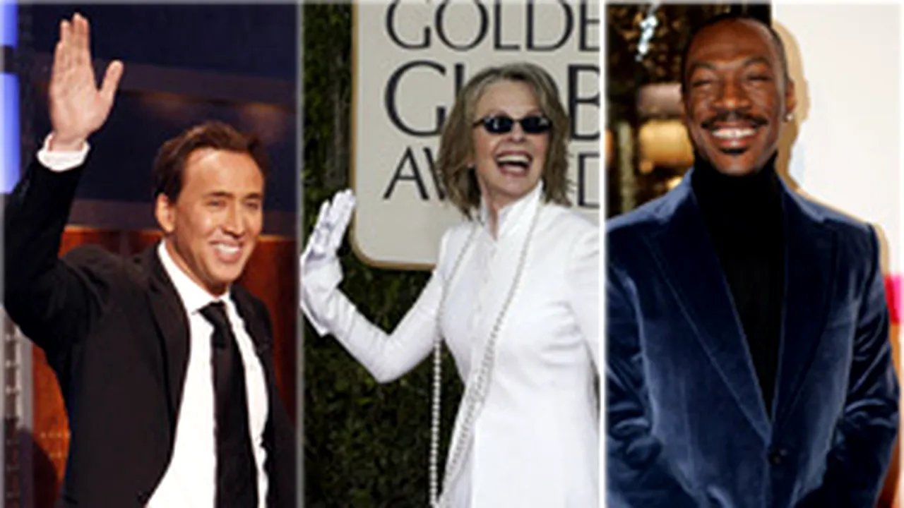 Eddie Murphy, Nicolas Cage şi Diane Keaton, nominalzaţi la premiile Zmeura de Aur