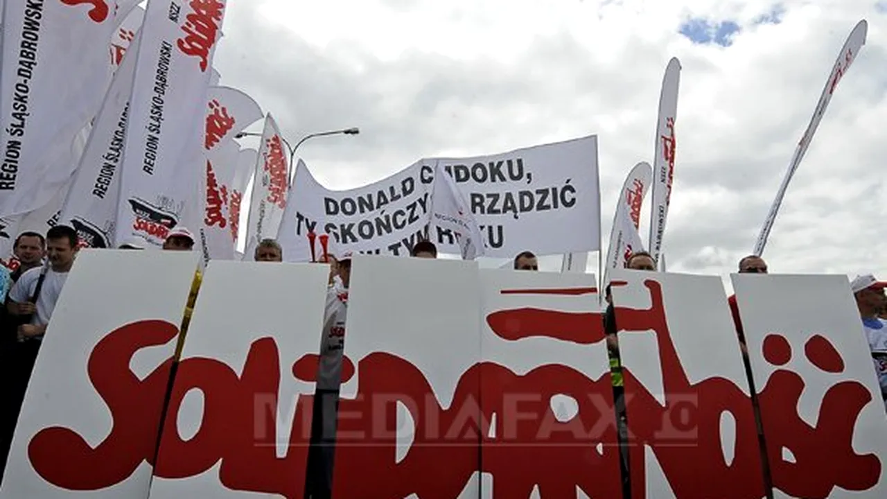 Sindicatul polonez Solidaritatea pregăteşte proteste în timpul Euro 2012