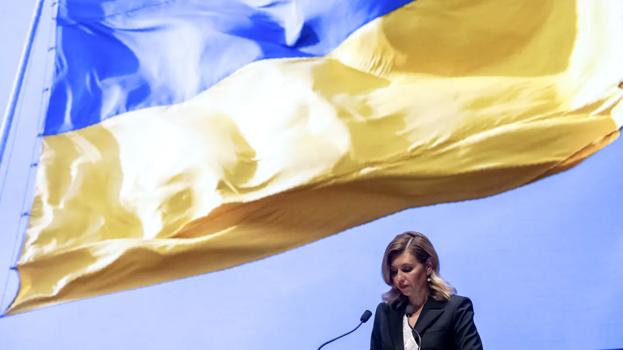 Prima doamnă a Ucrainei, Olena Zelenska, face apel în Congresul SUA pentru mai multe arme 