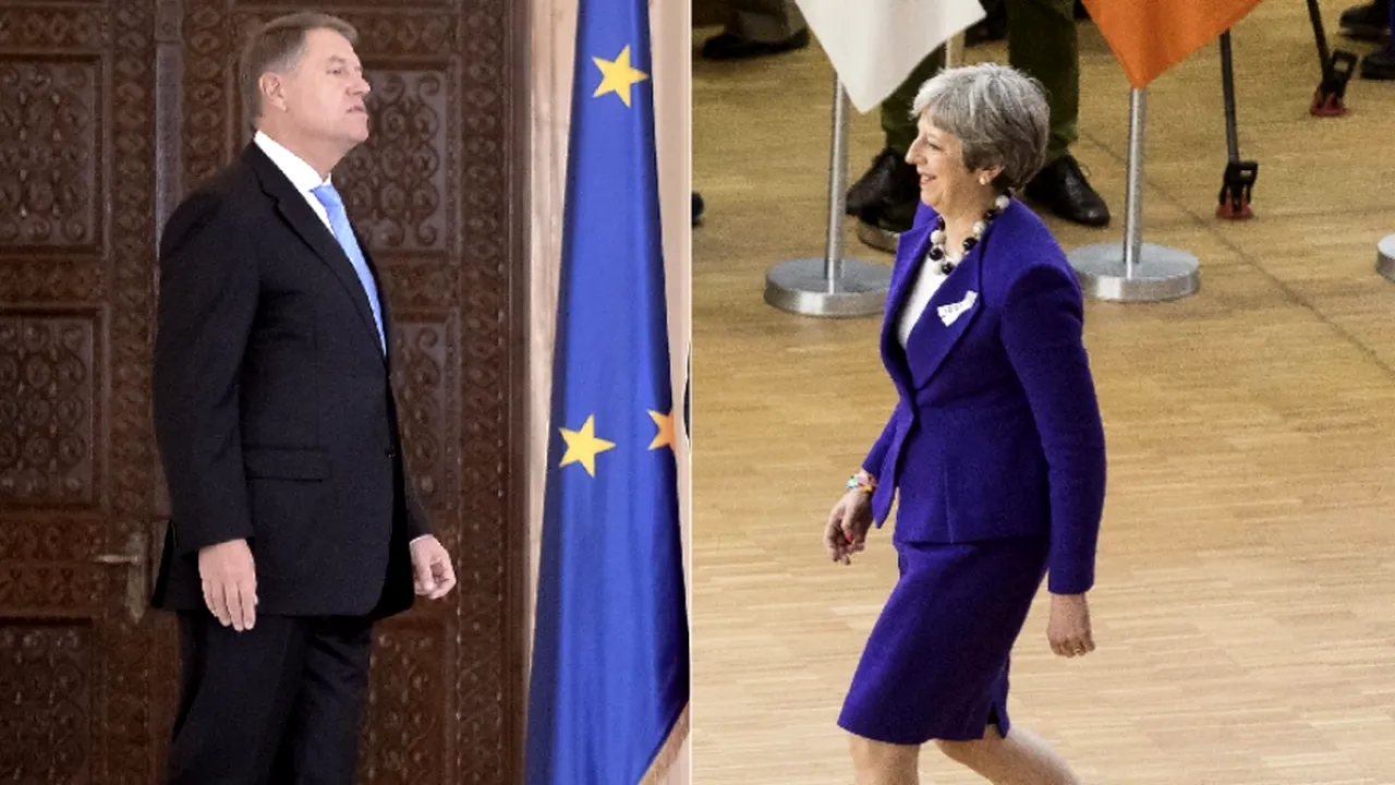 Iohannis anunţă că va avea o întâlnire cu Theresa May: Să o încurajez un pic. Acordul nu poate fi renegociat
