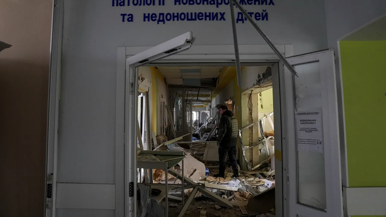 Ucraina: un spital din 10 a fost avariat în timpul războiului