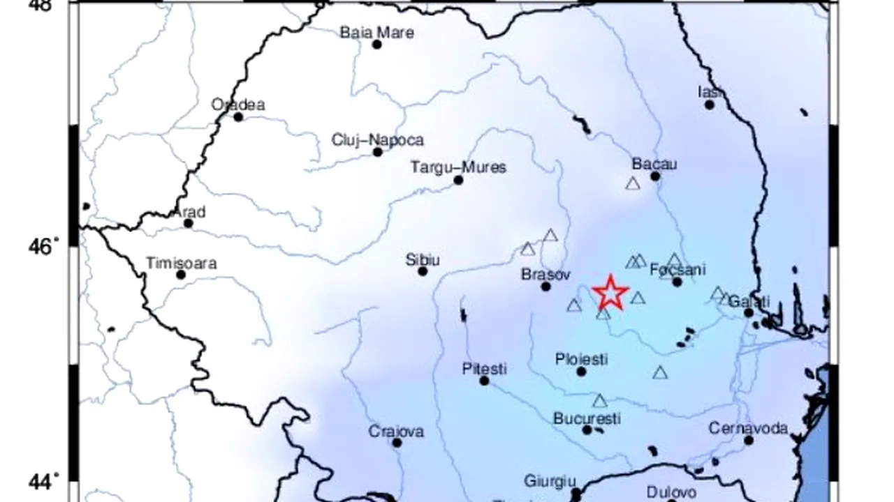 Un cutremur s-a produs în această noapte. Seismul s-a resimţit în mai multe localităţi