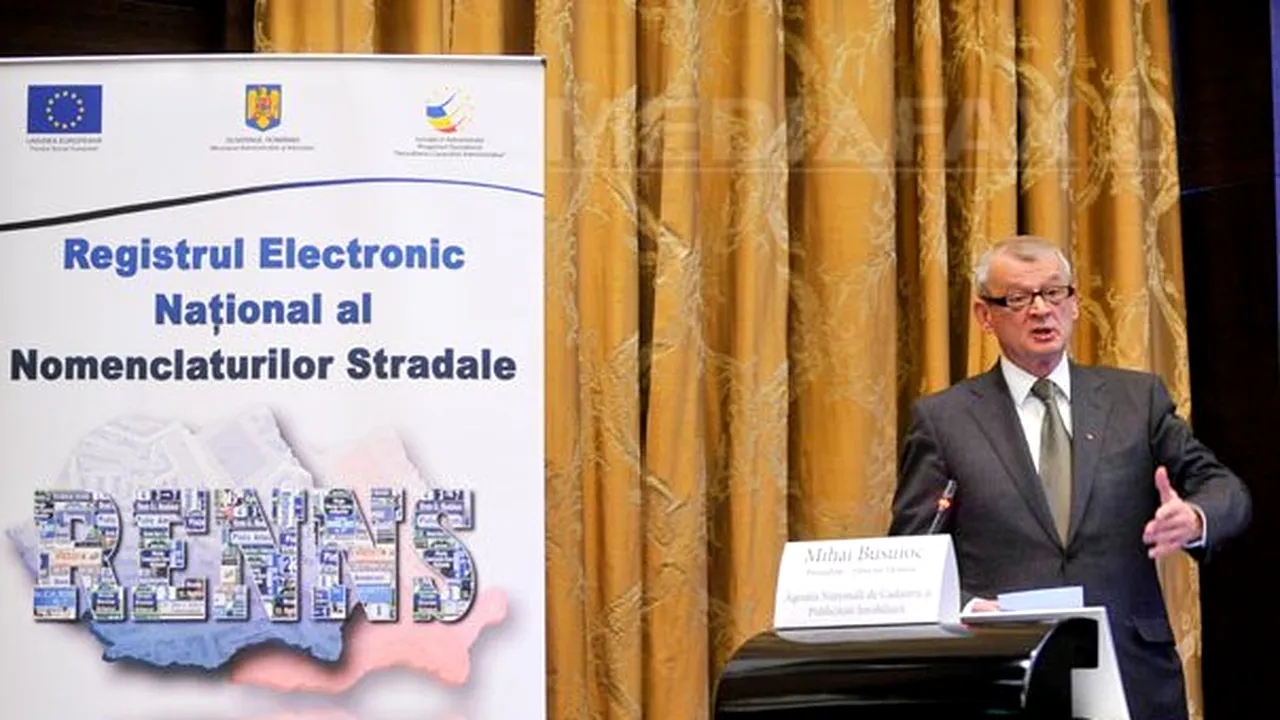 Registrul Electronic Naţional al Nomenclaturilor Stradale va fi funcţional la finele anului viitor
