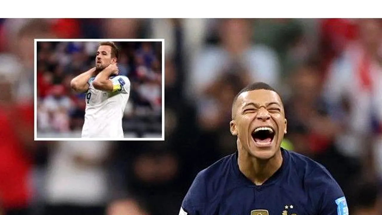 Râsul nebun al lui Mbappé de la penalty-ul ratat de Kane a dezlănţuit furia fanilor englezi pe reţelele de socializare
