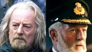 Omagiu adus lui Bernard Hill de membrii distribuţiei 