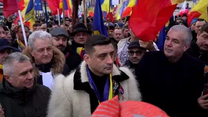 Marş organizat de AUR la Alba Iulia / Participanţii au intonat cântece patriotice şi au scandat „România n-a avut graniţă la Prut”
