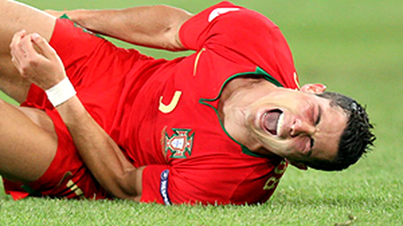Cristiano Ronaldo, operat la gleznă