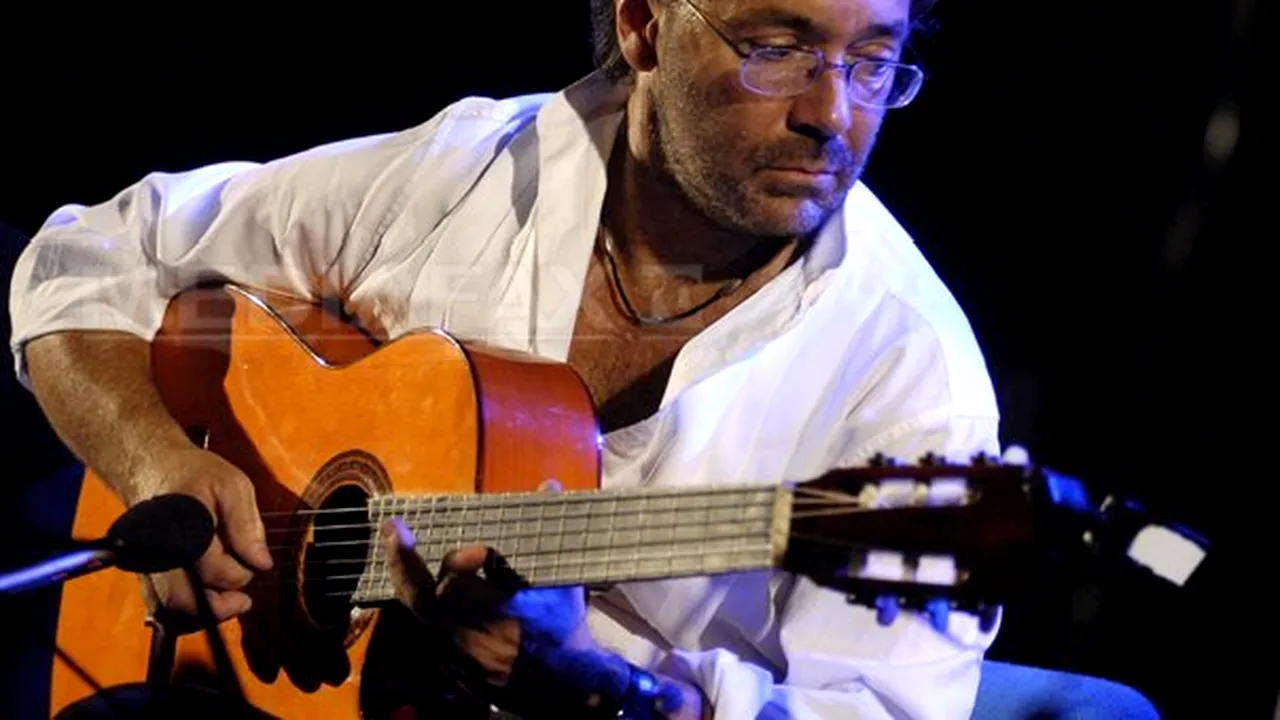 Al Di Meola concertează, marţi, la Sala Palatului din Capitală
