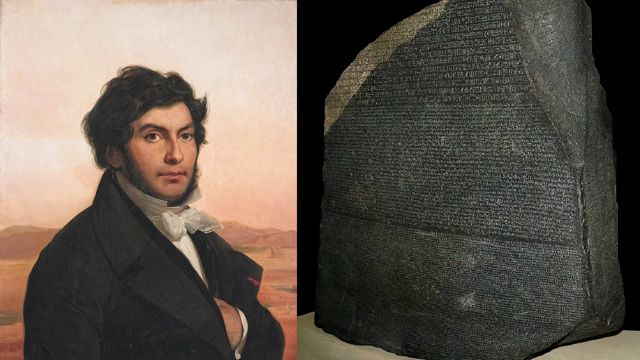 27 septembrie 1822 - Jean-François Champollion anunţă că a descifrat hieroglife egiptene, folosind Piatra Rosetta