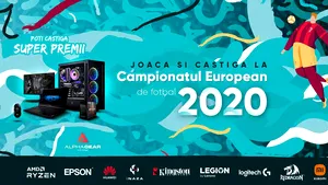 Joacă şi câştigă la Campionatul European de Fotbal 2020 alături de PC Garage