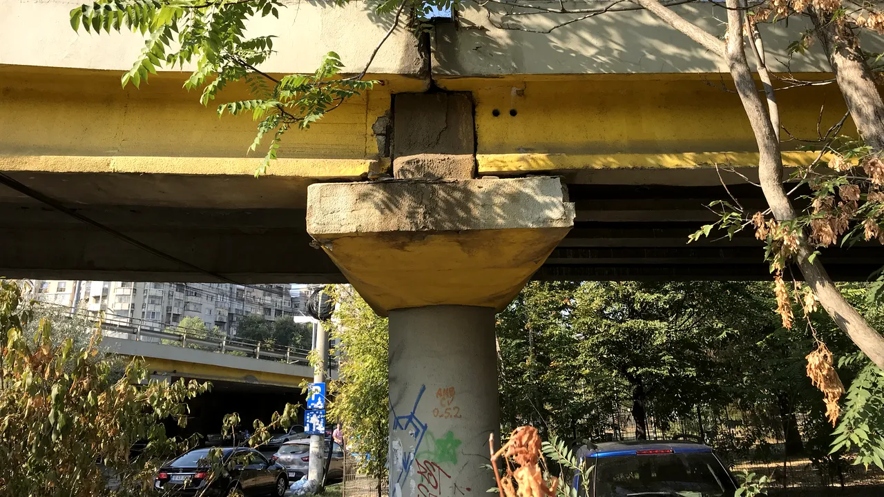 Reabilitarea Podului Constanţa din Capitală, întârziată de birocraţie. Pe Podul Grant va fi întreruptă parţial circulaţia, timp de doi ani | FOTO, VIDEO