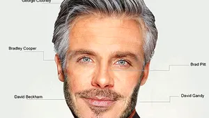 Cel mai atrăgător bărbat din lume are părul lui George Clooney şi barba lui David Beckham - FOTO