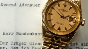 Un ceas al fostului cancelar german Konrad Adenauer, vândut la licitaţie pentru 142.000 de euro