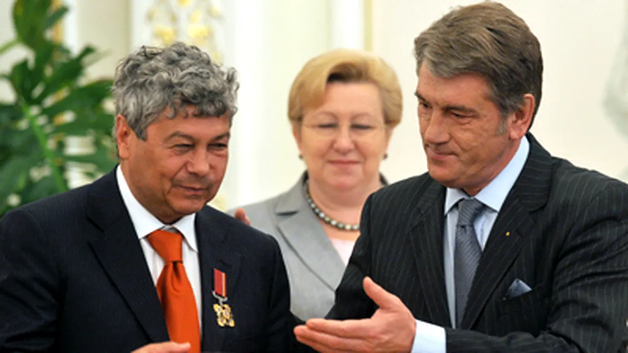 Mircea Lucescu, decorat de preşedintele Ucrainei