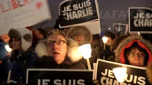 Manifestaţii la New York, Washington şi în Canada pentru a denunţa atentatul împotriva Charlie Hebdo - FOTO