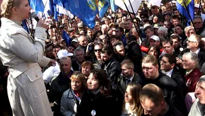 Iulia Timoşenko face apel la manifestaţii împotriva acordului privind flota rusă