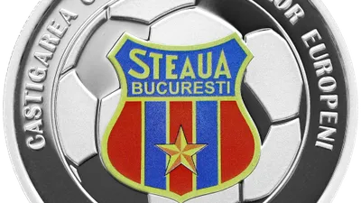 ECONOMIC BNR lansează monede cu tema „Steaua București – 40 de ani de la câștigarea Cupei Campionilor Europeni”