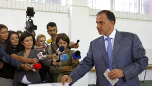 Mircea Geoană a votat 