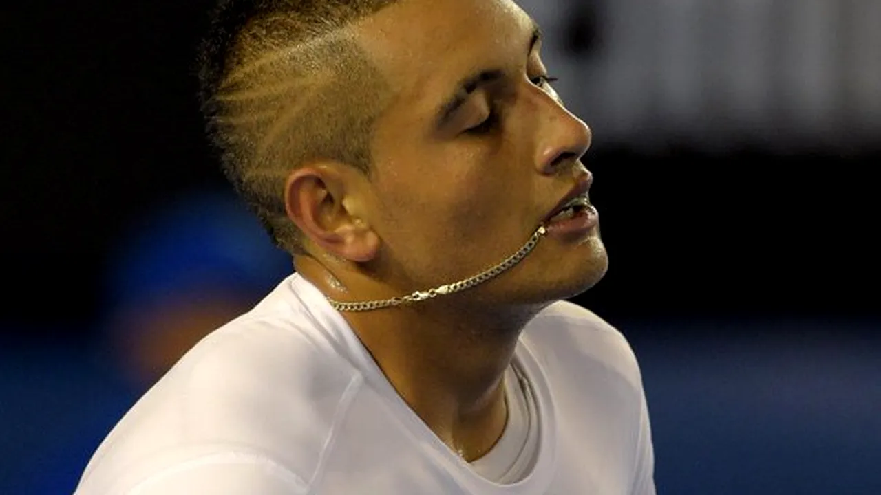 Nick Kyrgios a fost suspendat 28 de zile de ATP după incidentul din meciul cu Stan Wawrinka