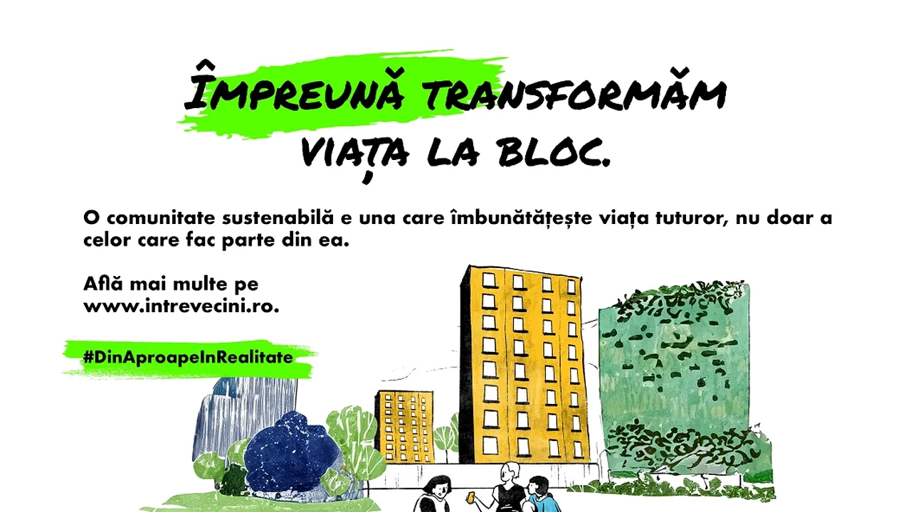 ONG-ul ÎntreVecini lansează campania „Din aproape în realitate”