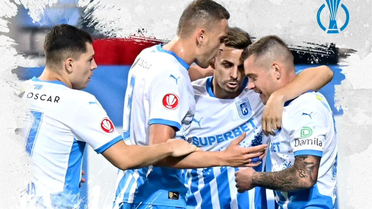 Universitatea Craiova s-a calificat în premieră în Conference League după 3-1 cu Bașakșehir
