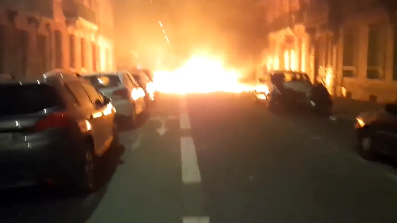 Peste 170 de protestatari violenţi, reţinuţi în Franţa. Elisabeth Borne condamnă vehement violenţele