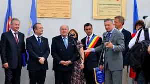 Sepp Blatter, Mircea Sandu şi Emil Boc au inaugurat Centrul Tehnic al FRF de la Buftea