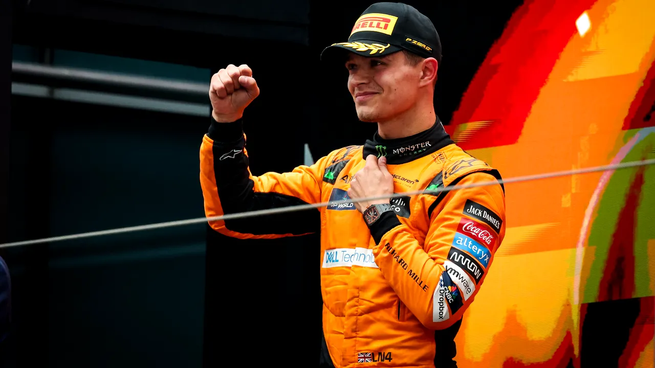 Lando Norris, de la McLaren, a câştigat Marele Premiu de la Miami, prima sa victorie în Formula 1