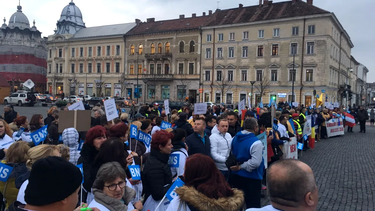 BNS organizează un protest în Capitală pe 12 decembrie. Sindicaliştii anunţă că se vor alătura protestelor societăţii civile faţă de legile justiţiei