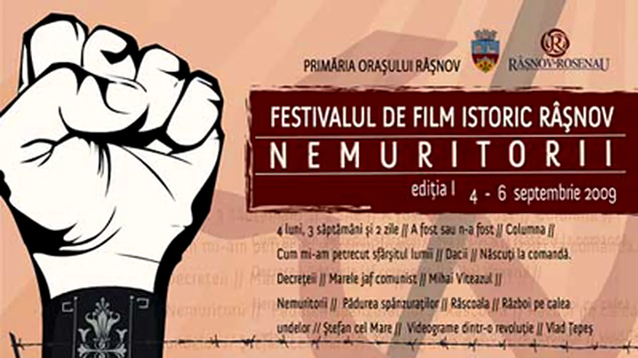 Festival de Film Istoric, între 4 şi 6 septembrie, la Râşnov