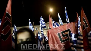 Parlamentul grec a suspendat definitiv finanţarea partidului neonazist Zori Aurii