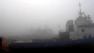Constanţa: Porturile maritime au fost închise câteva ore din cauza ceţii