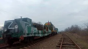 Un tren blindat rusesc a fost aruncat în aer în Melitopol, zonă controlată de ruşi