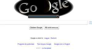 Google şi-a modificat, miercuri, logoul pentru a marca prima eclipsă totală de Lună din 2011