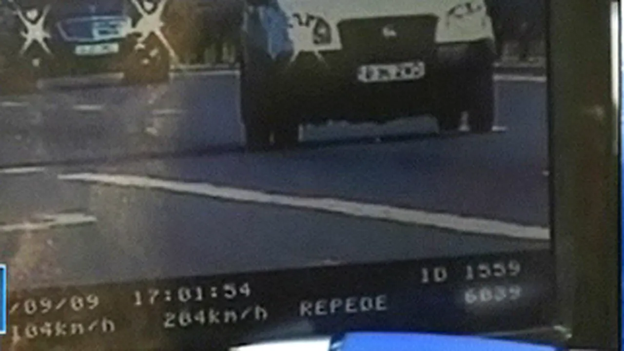 Fratele lui Cornel Penescu, surprins circulând cu 204 km la oră - VIDEO