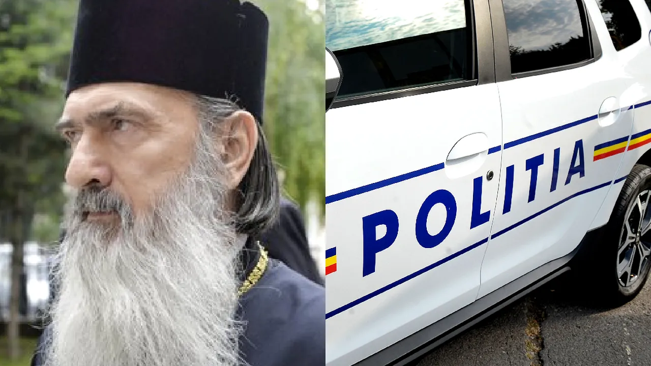 ÎPS Teodosie a fost oprit de filtrul de poliţie în drum spre Peştera Sfântului Andrei