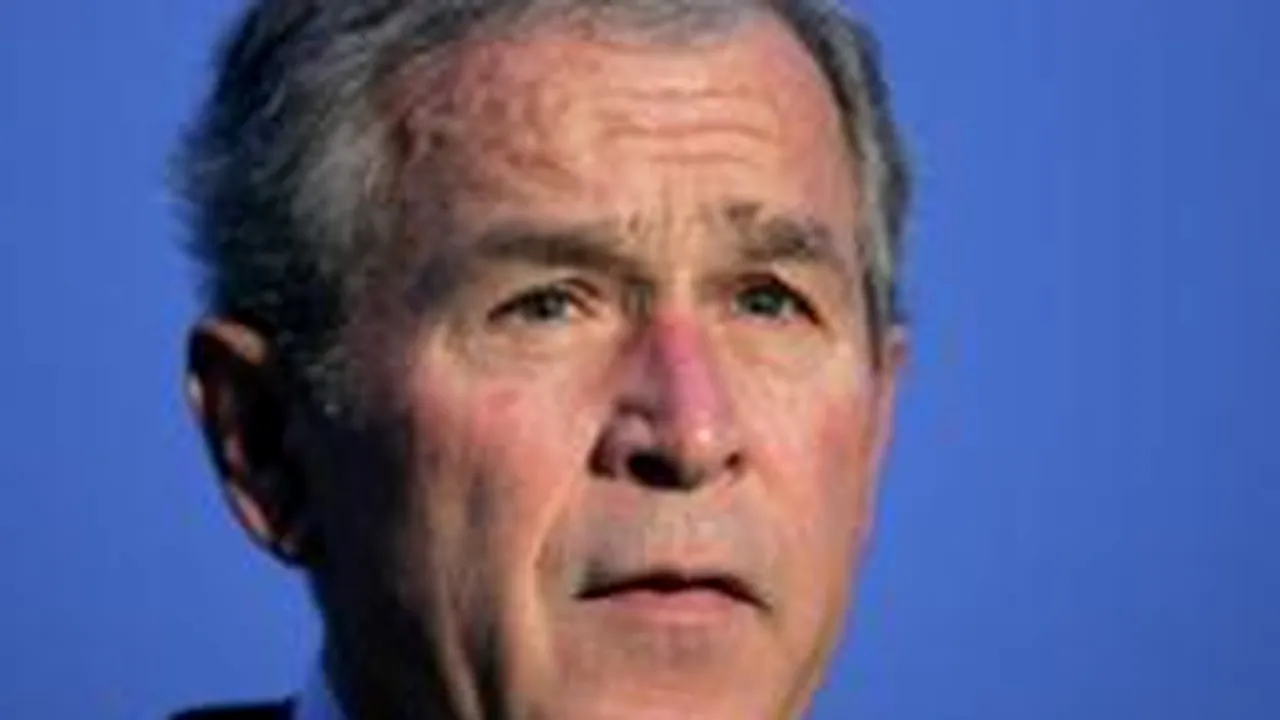 Bush Recalled Rainbow In Bucharest Revolution Square In 2002