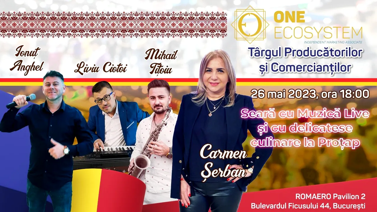 Targul producatorilor şi comerciantilor din România - în perioada 26-27-28 mai 2023, la Bucureşti