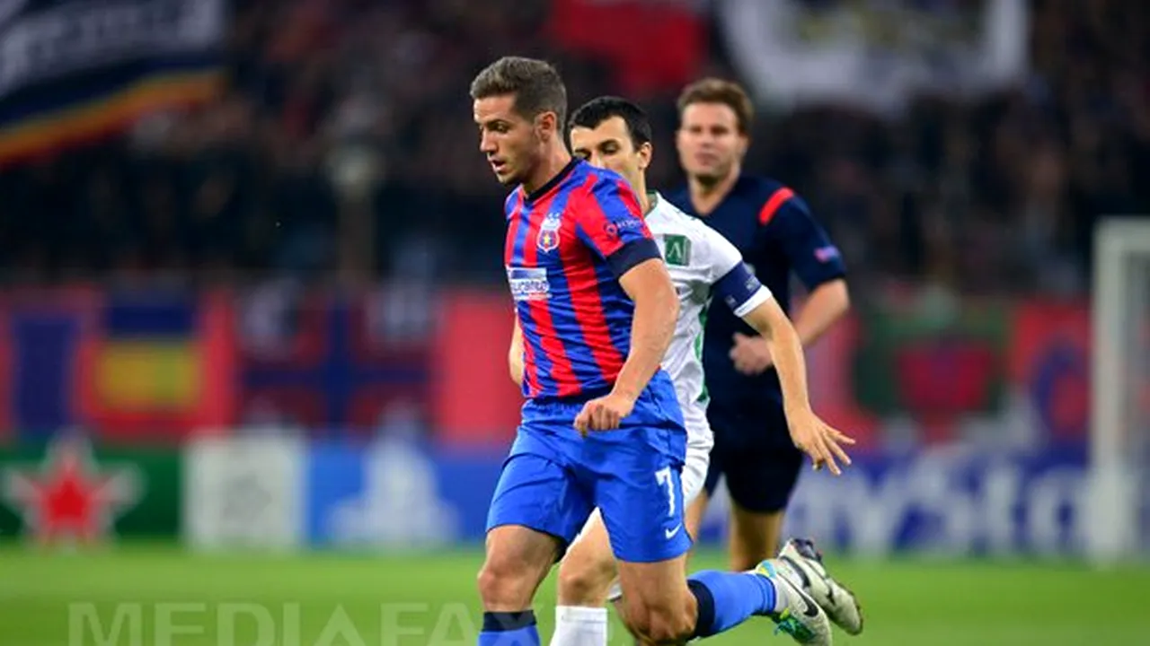 PLAY-OFF-UL LIGII CAMPIONILOR: Steaua Bucureşti - Ludogoreţ Razgrad, scor 1-0 - FOTO